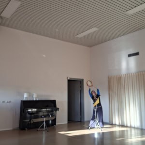 Angela Köhnlein giving courses and retreats with movement and sound